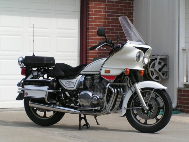 86 kz1000p police bike