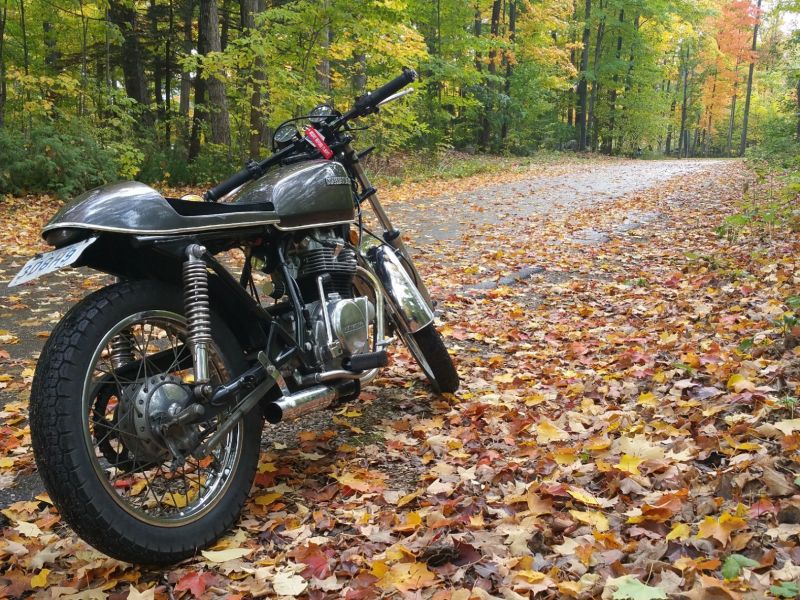 78 kz200 cafe in the fall