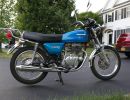 kawasaki kz200 all stock blue