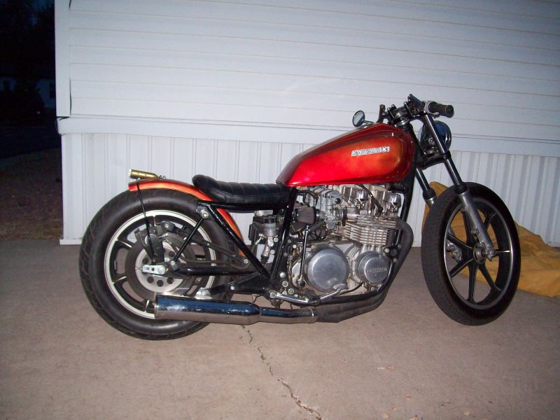 1978 kz650 d1 bobber