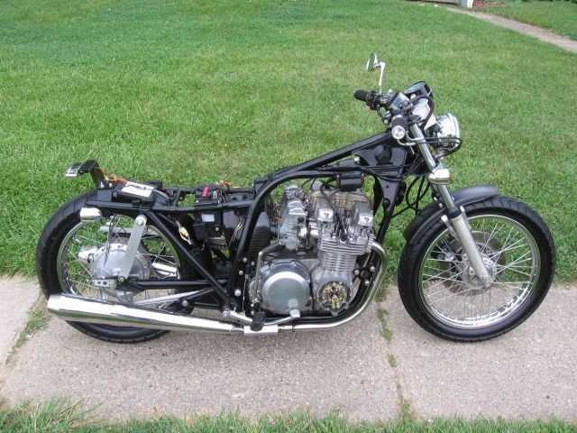 1978 kz650 project custom cafe chop