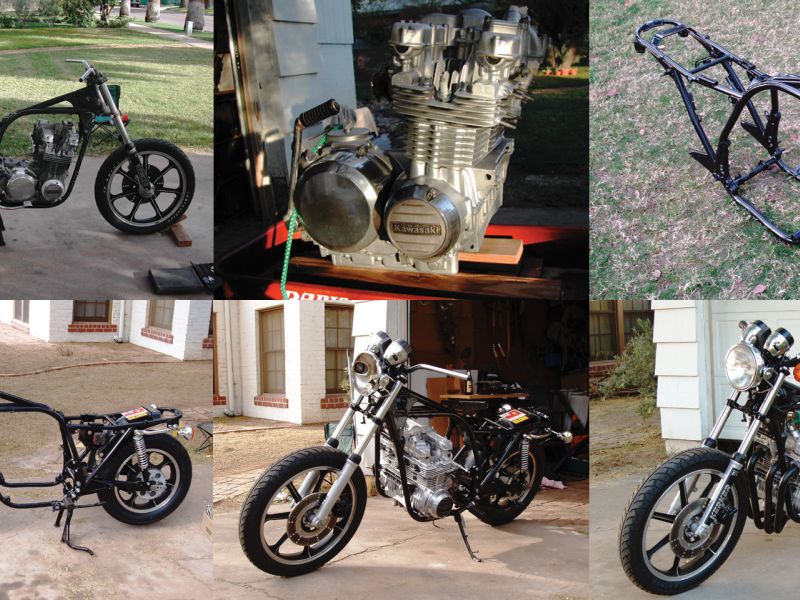 1980 kz650 e1 rebuild composite