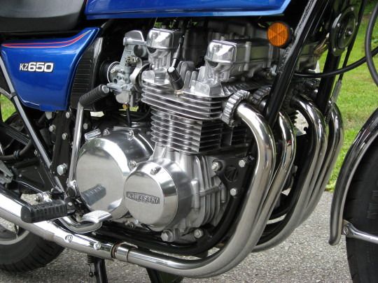 650ed kz650c1 engine right side