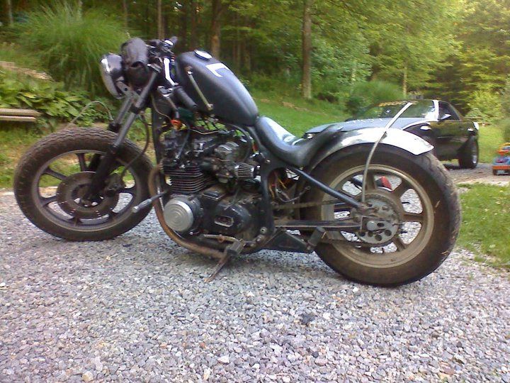 my980 kz 650 hardtail bobber