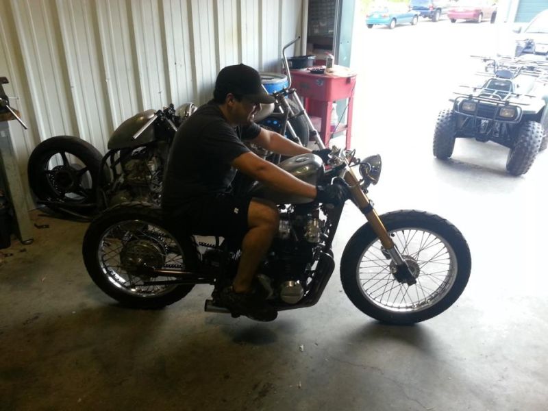 custom kz750 bobber