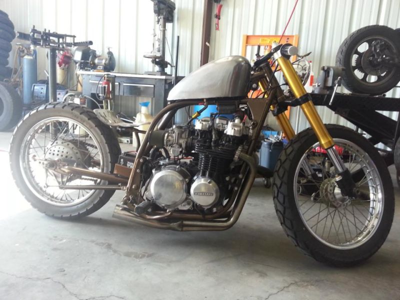 custom kz750 bobber