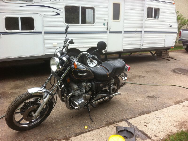 my first bike 1979 kawasaki 750ltd